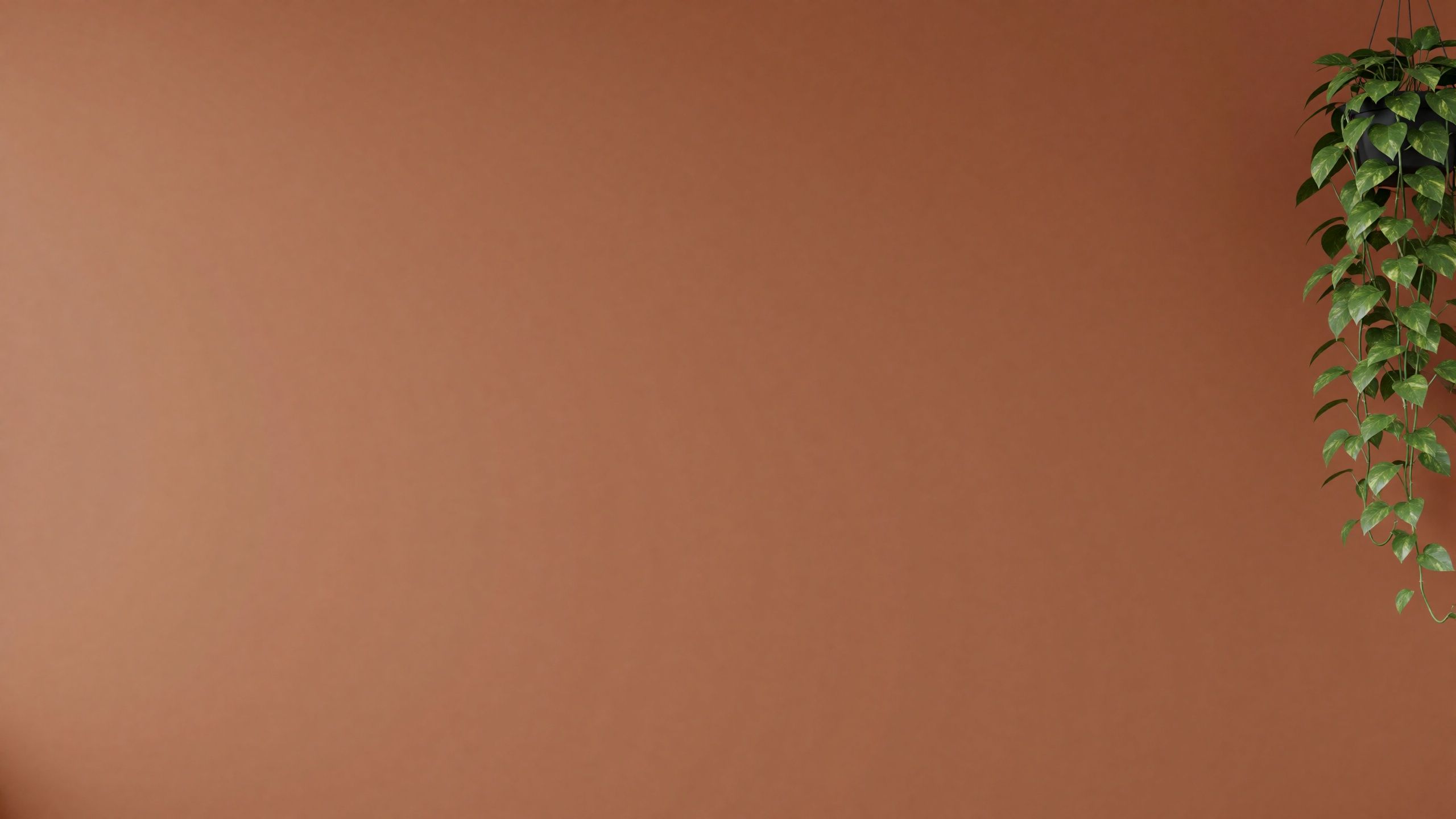 Wohnraum-Mockup „Terracotta“ mit freier Wandfläche